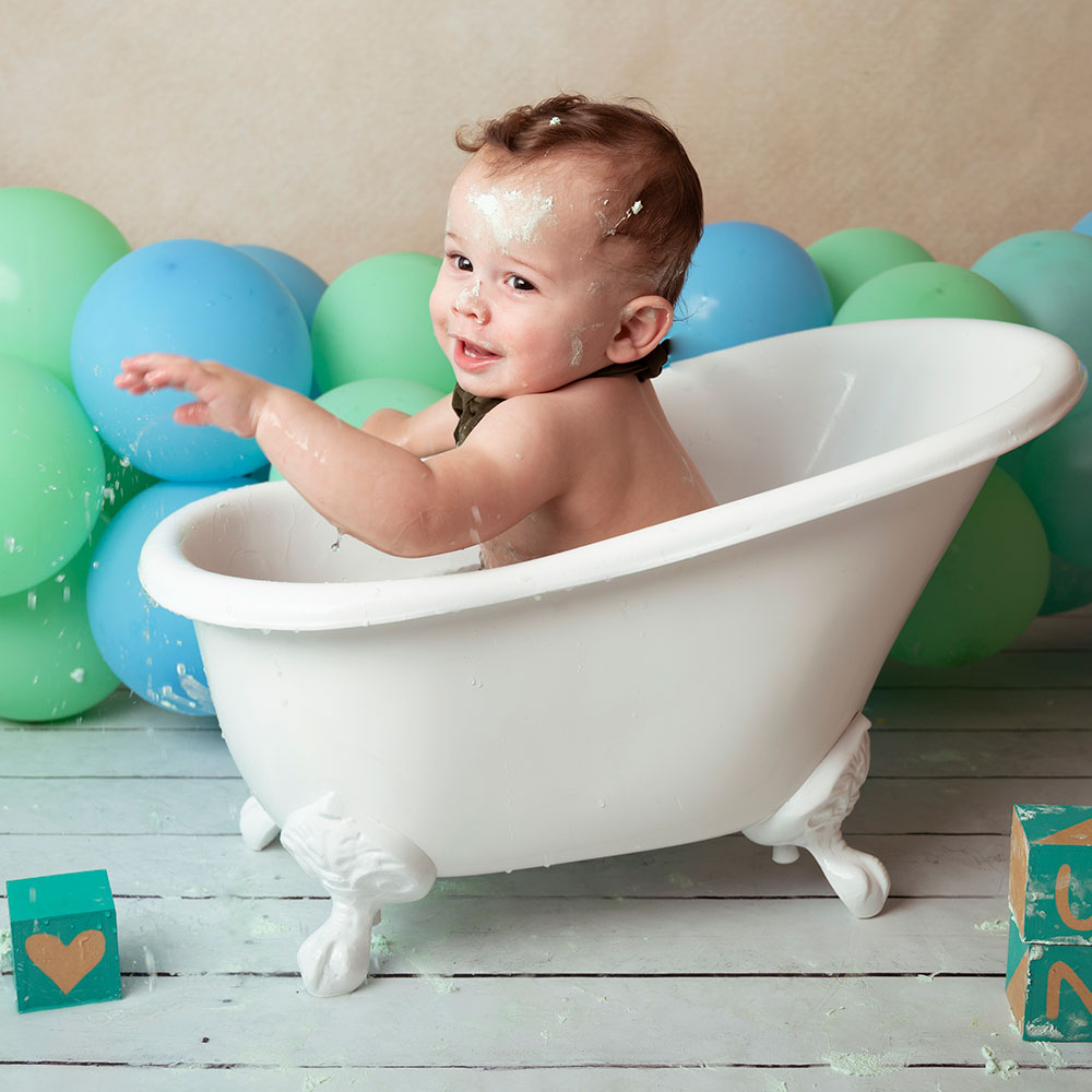 fotografía infantil Smash Cake